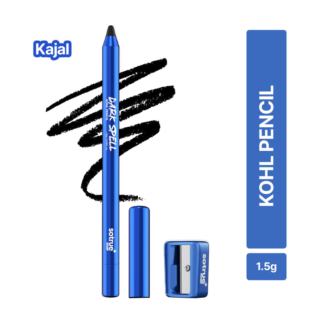 Dark Spell Kohl Kajal Pencil With Sharpener - Black