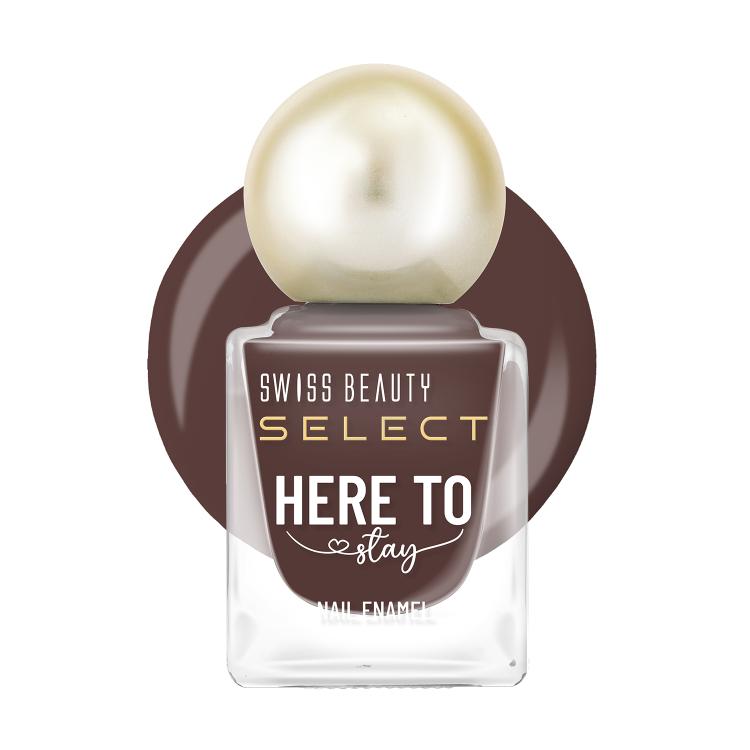 Select Here To Stay Nail Enamel - Burnt Coco