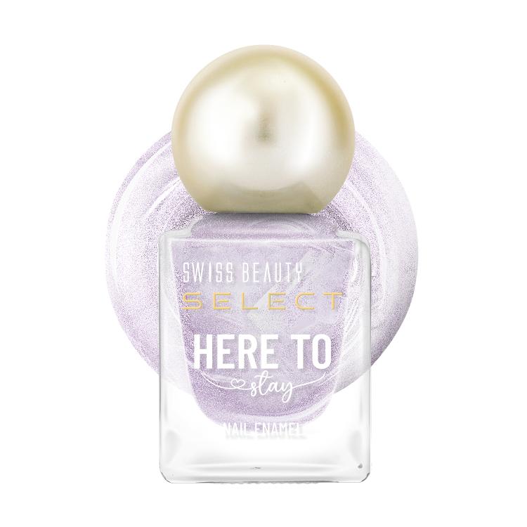 Select Here To Stay Nail Enamel - Metallic Rose