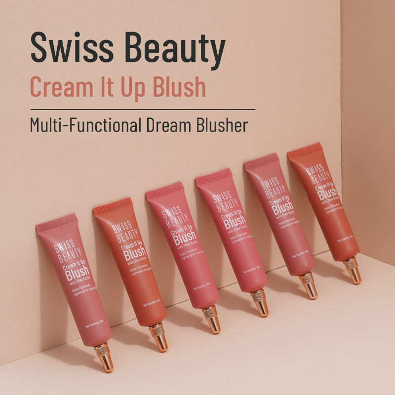 Cream It Up Blusher With Shea Butter , Multi-Functional , Matte Finish