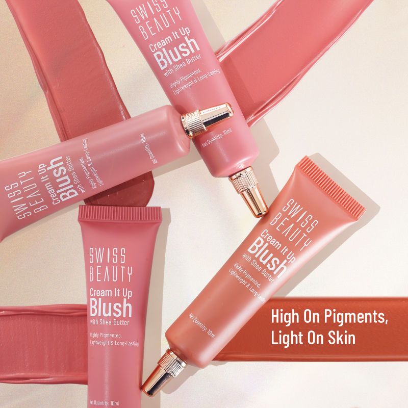 Cream It Up Blusher With Shea Butter , Multi-Functional , Matte Finish