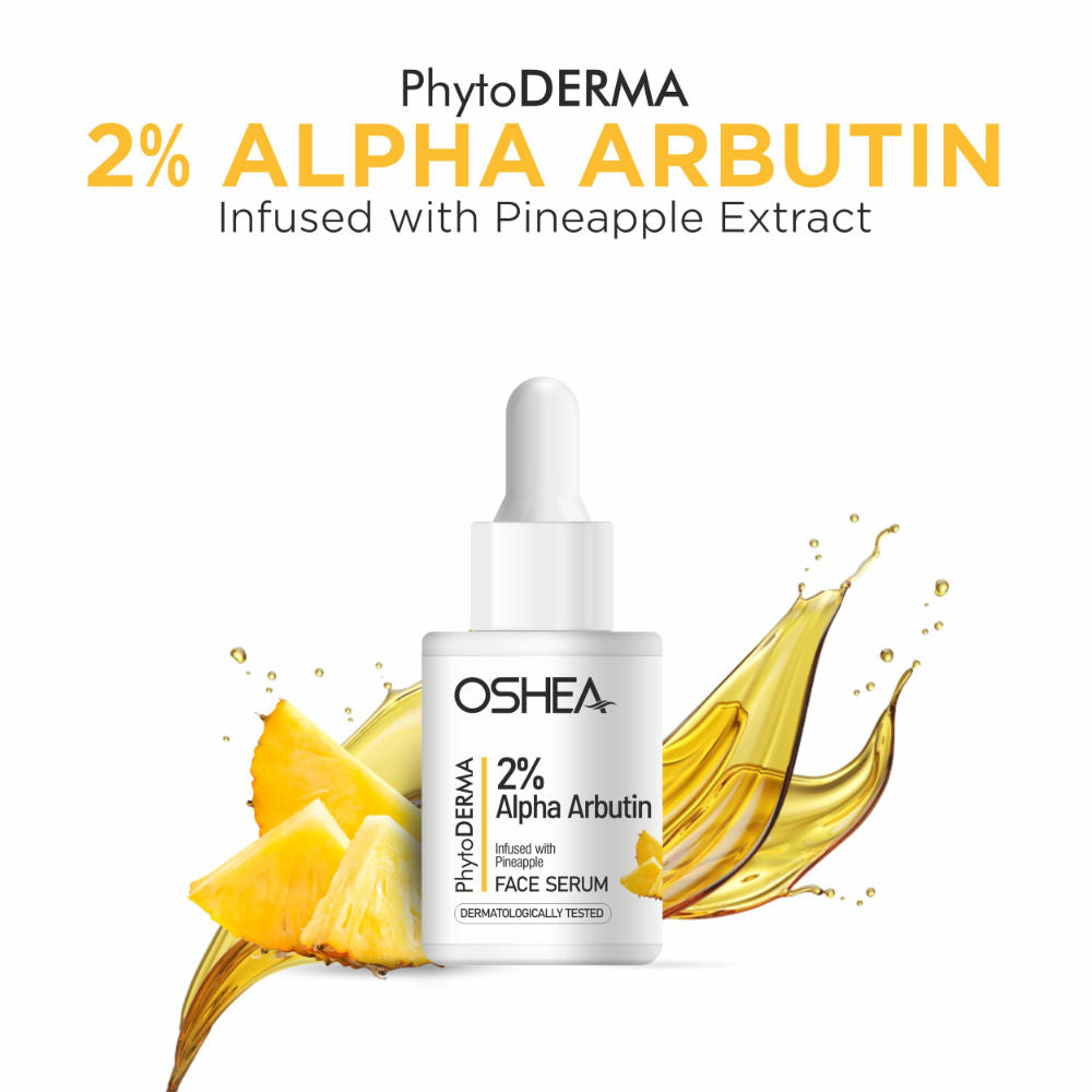 Phytoderma Face Serum With 2% Alpha Arbutin & Pineapple Extract Reduces Dark Spots
