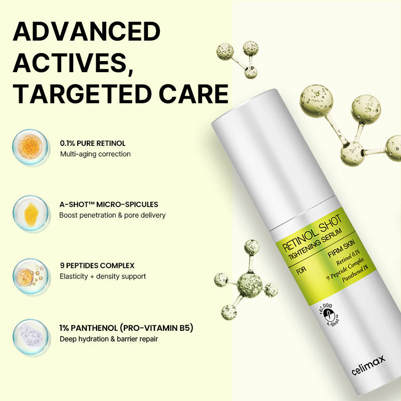 The Vita-A Retinol Shot Tightening Serum, For Anti-Aging, Dark Spots & Wrinkles
