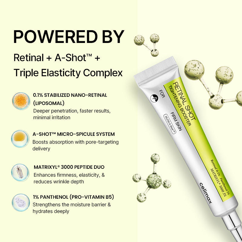 The Vita-A Retinal Shot Tightening Booster, For Anti-Aging, Dark Spots & Wrinkles