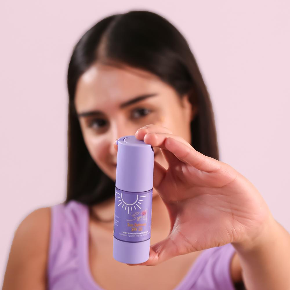 Sun Defence SPF 50 Sunscreen With Richnes Of Saffron