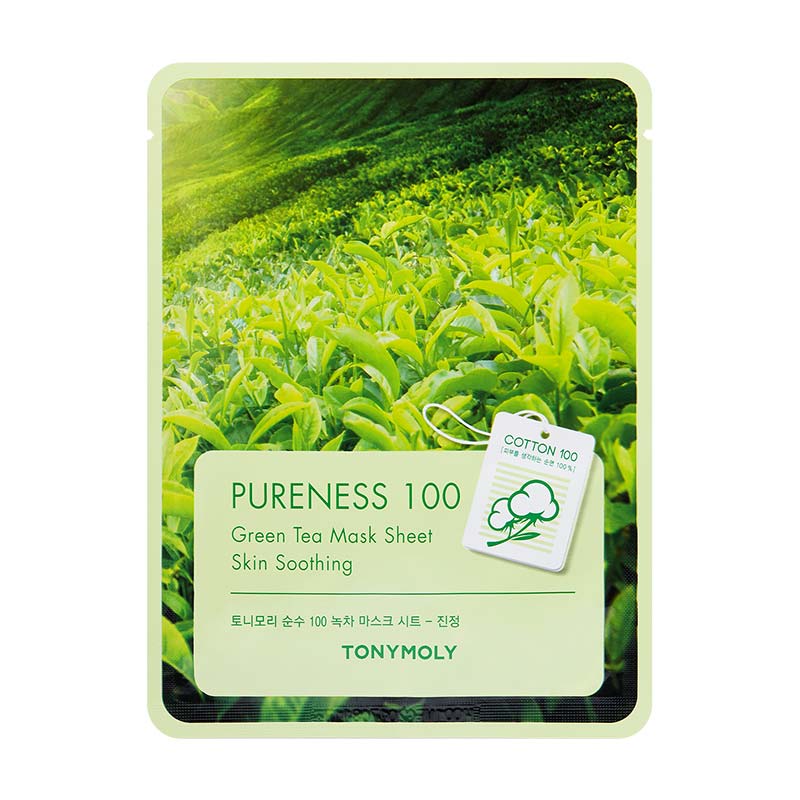 Korean Pureness 100 Face Sheet Mask - Greentea