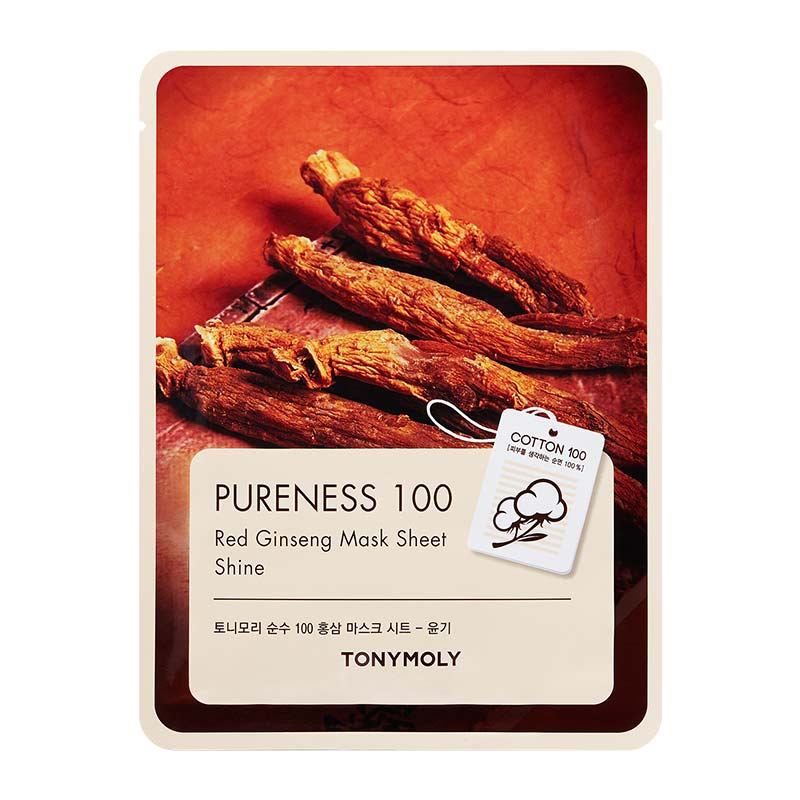 Korean Pureness 100 Face Sheet Mask - Red Ginseng