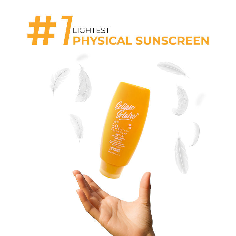 Active Sunscreen SPF 50 PA+++ for All Skin Types No White Cast