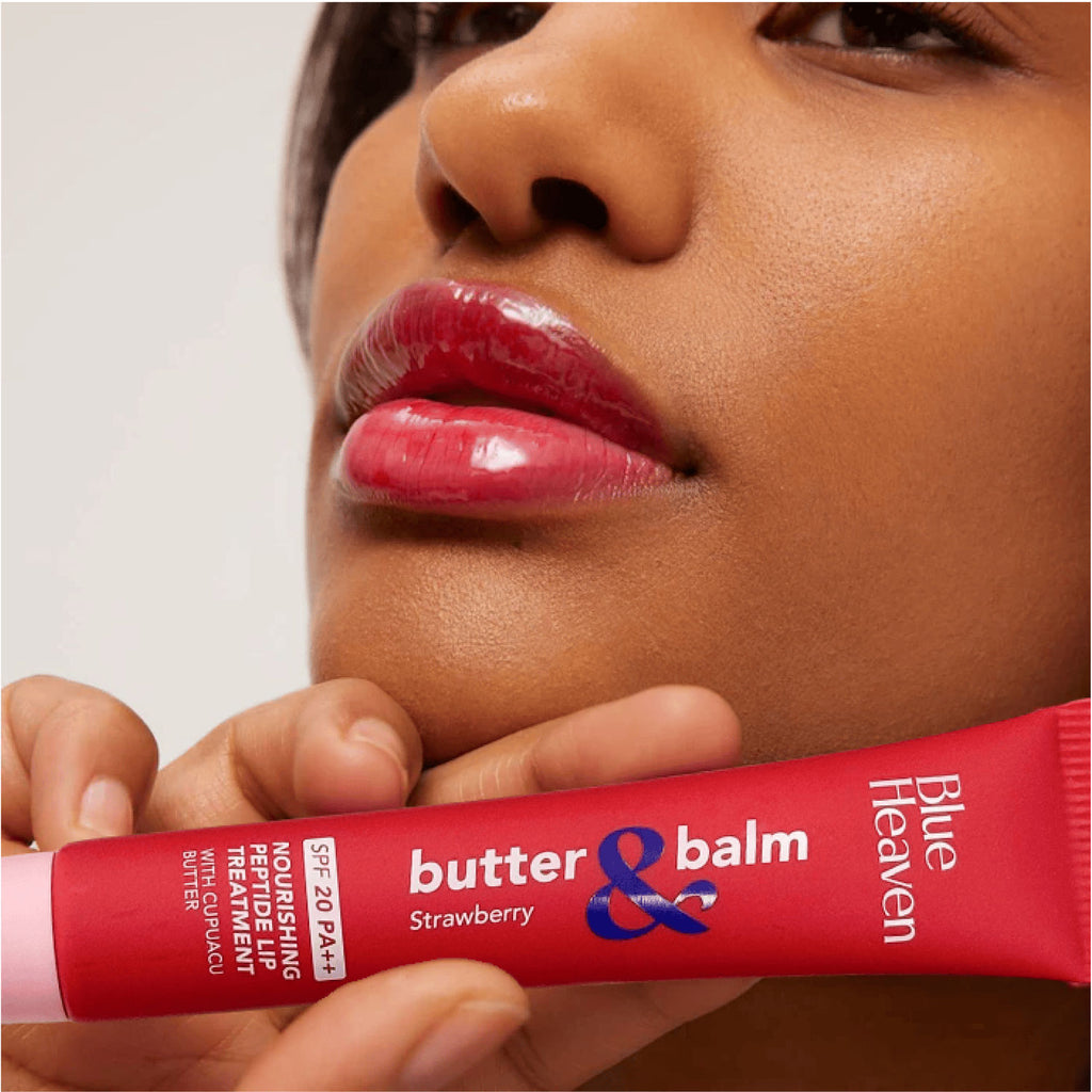 Butter & Balm Tinted Lip Balm with spf 20 PA++ Infused with Cupuacu Butter