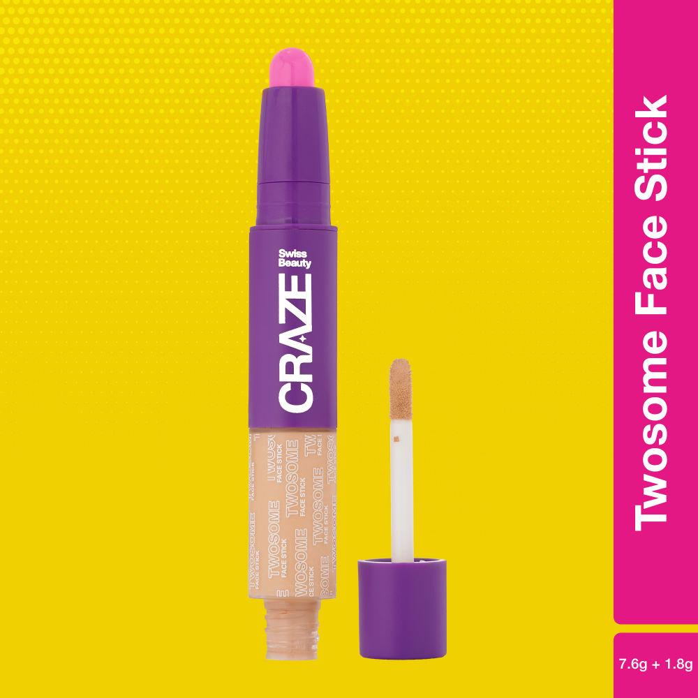 Craze Twosome Face Stick 2-In-1 Beauty Wand Concealer and Blush
