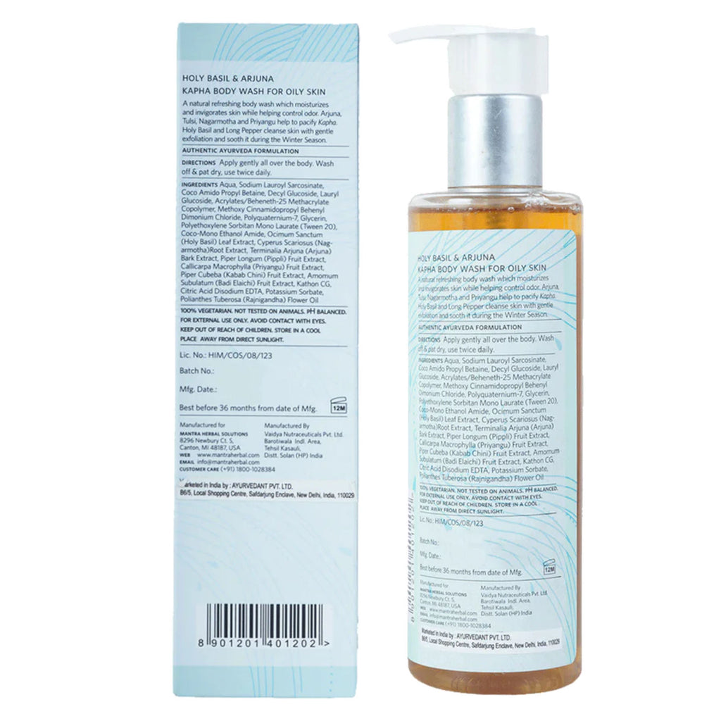 Holy Basil & Arjuna Kapha Body Wash For Oily Skin