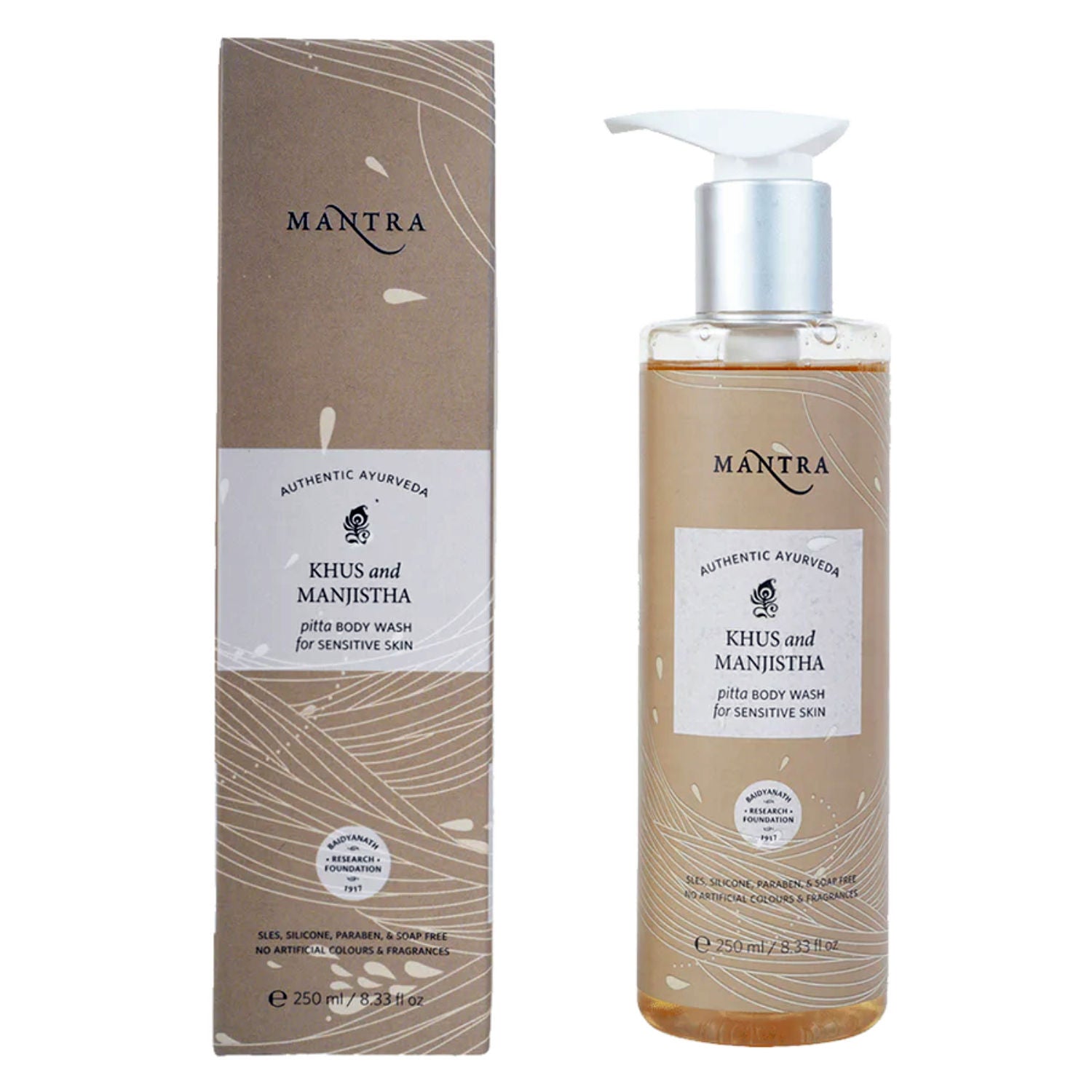 Khus & Manjistha Pitta Body Wash For Sensitive Skin