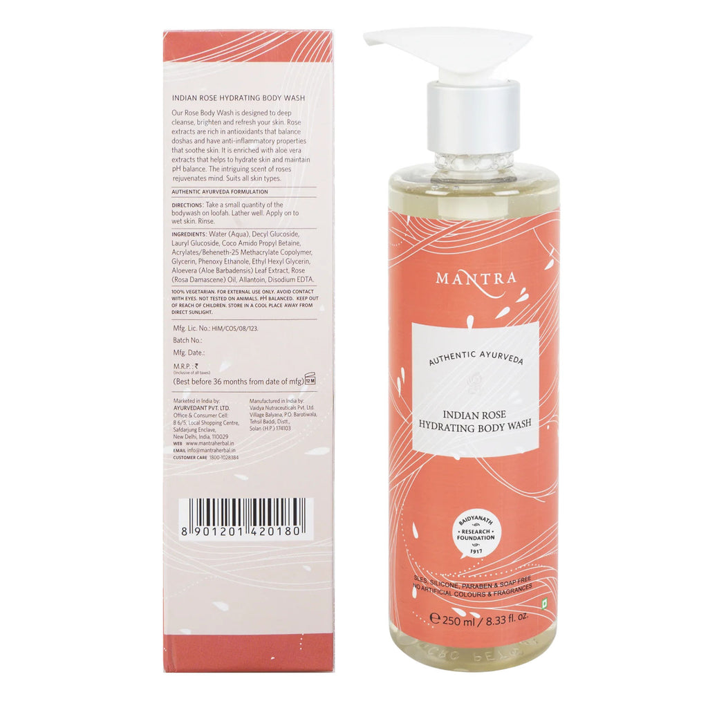 Indian Rose Hydrating Body Wash