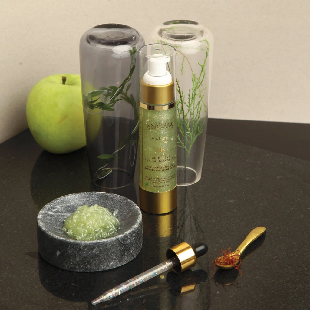 Anantam Under Eye Revitalizer Serum - Swiss Apple Stem Cell, Saffron And Nano Silver