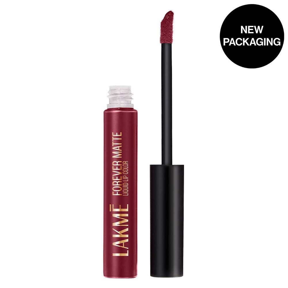 Forever Matte Liquid Lip Color, 16Hr Lipstick, Lightweight & Transferproof - Red Sangria
