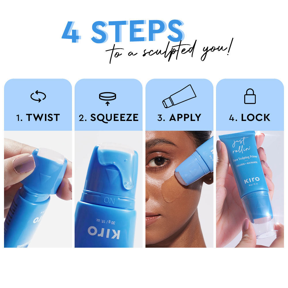 Just Rollin Face Sculpting Primer Collagen +Niacinamide