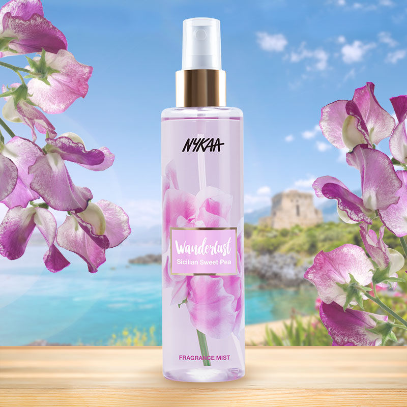 Sicilian Sweet Pea Floral Perfume Mist for Body & Hair