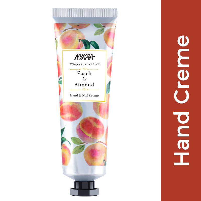 Nykaa Wanderlust Summer In Amalfi Citrus Nail And Hand Creme For Deep Hydration and Moisture Lock - Peach & Almond