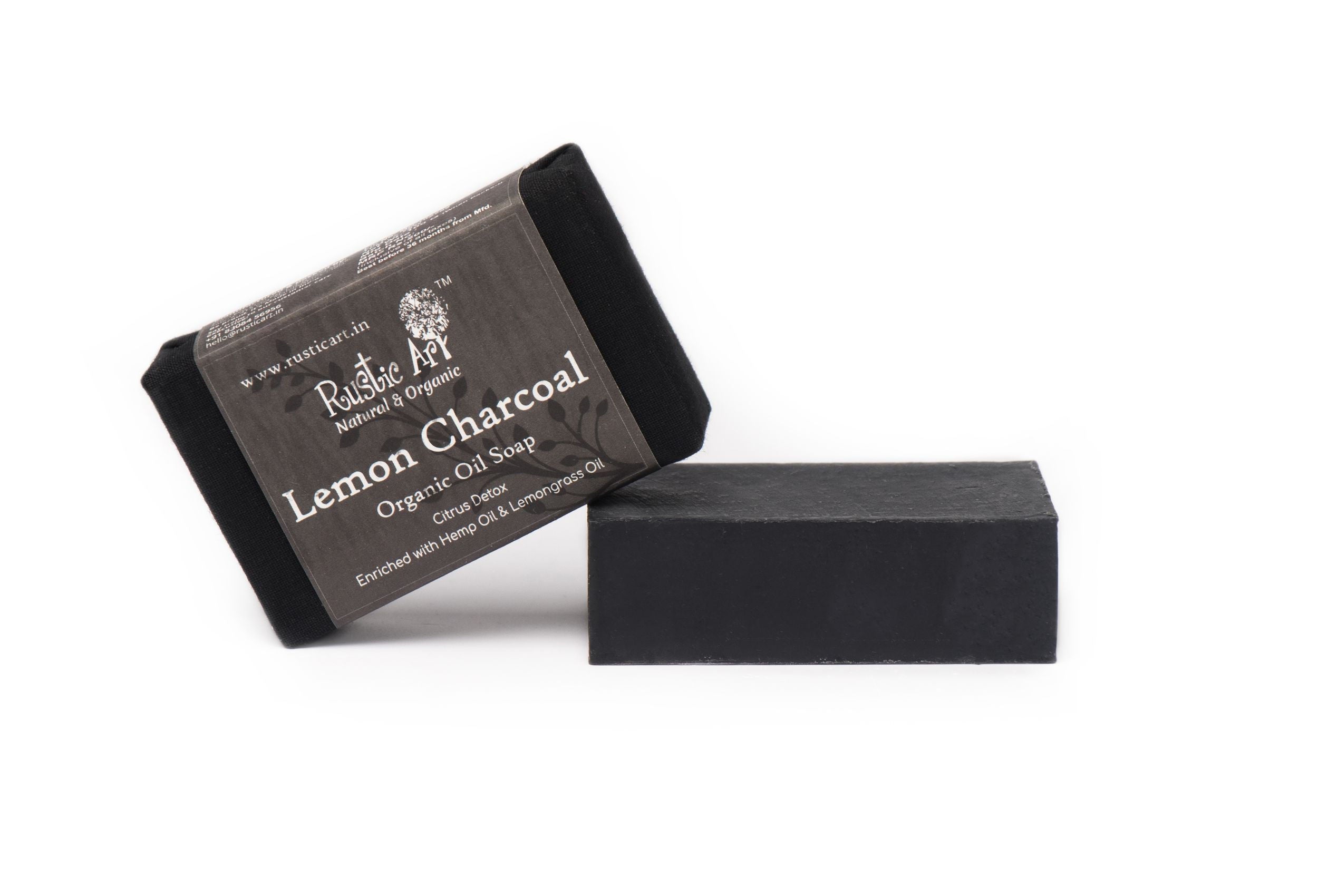 Organic Lemon Charcoal Soap