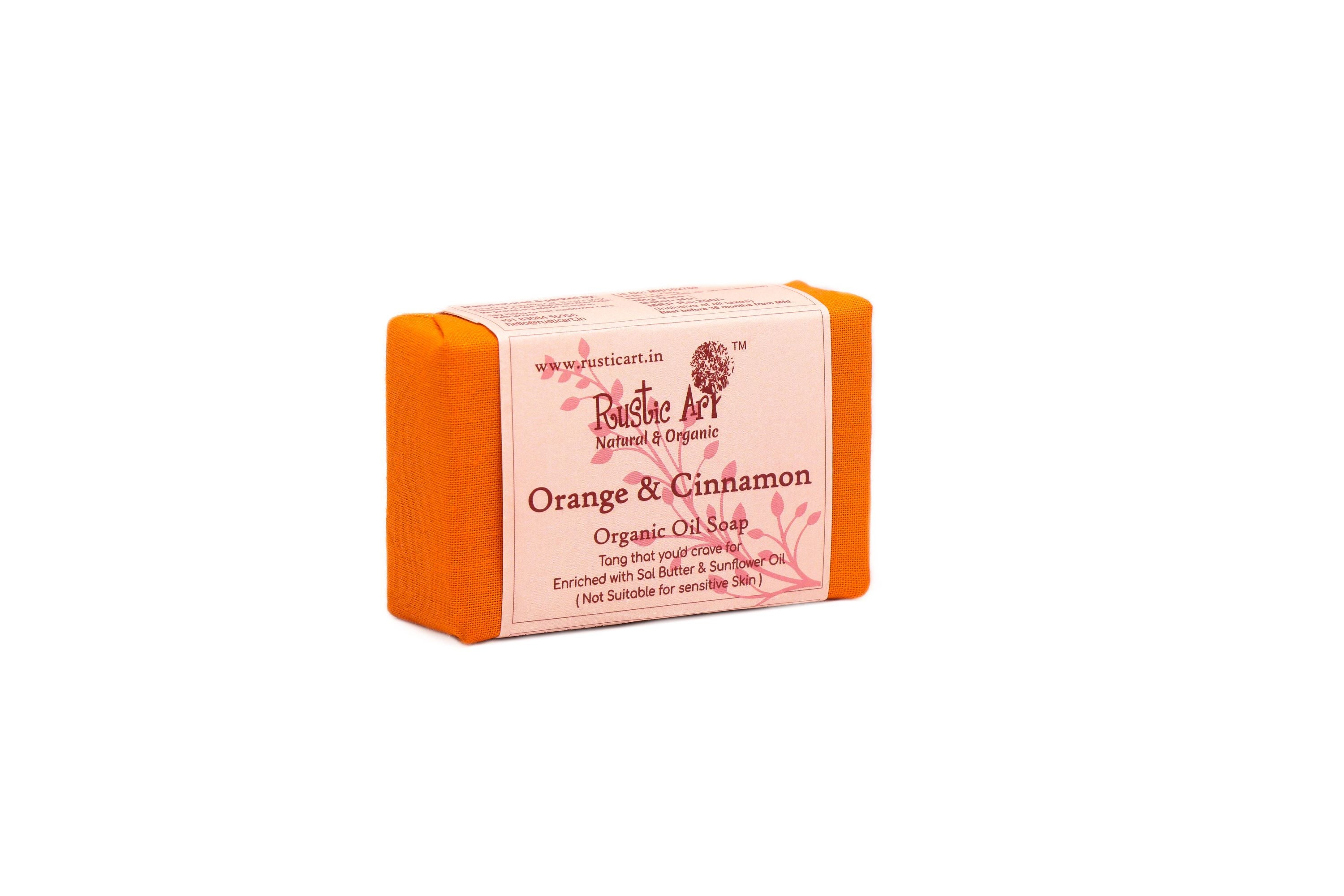 Organic Orange & Cinnamon Soap