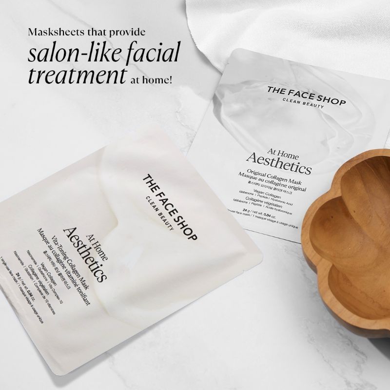 Korean Hydro Gel Sheet Mask - Vegan Collagen, Peptide & Hyaluronic Acid for Anti Aging
