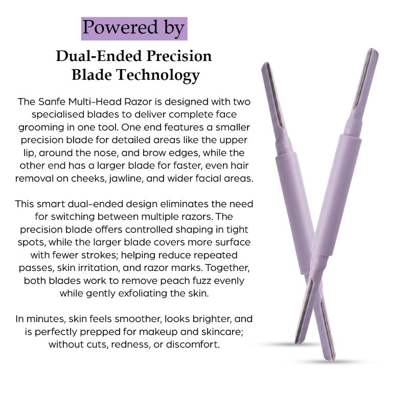 Face Razor For Women Dual Flow Multi Head