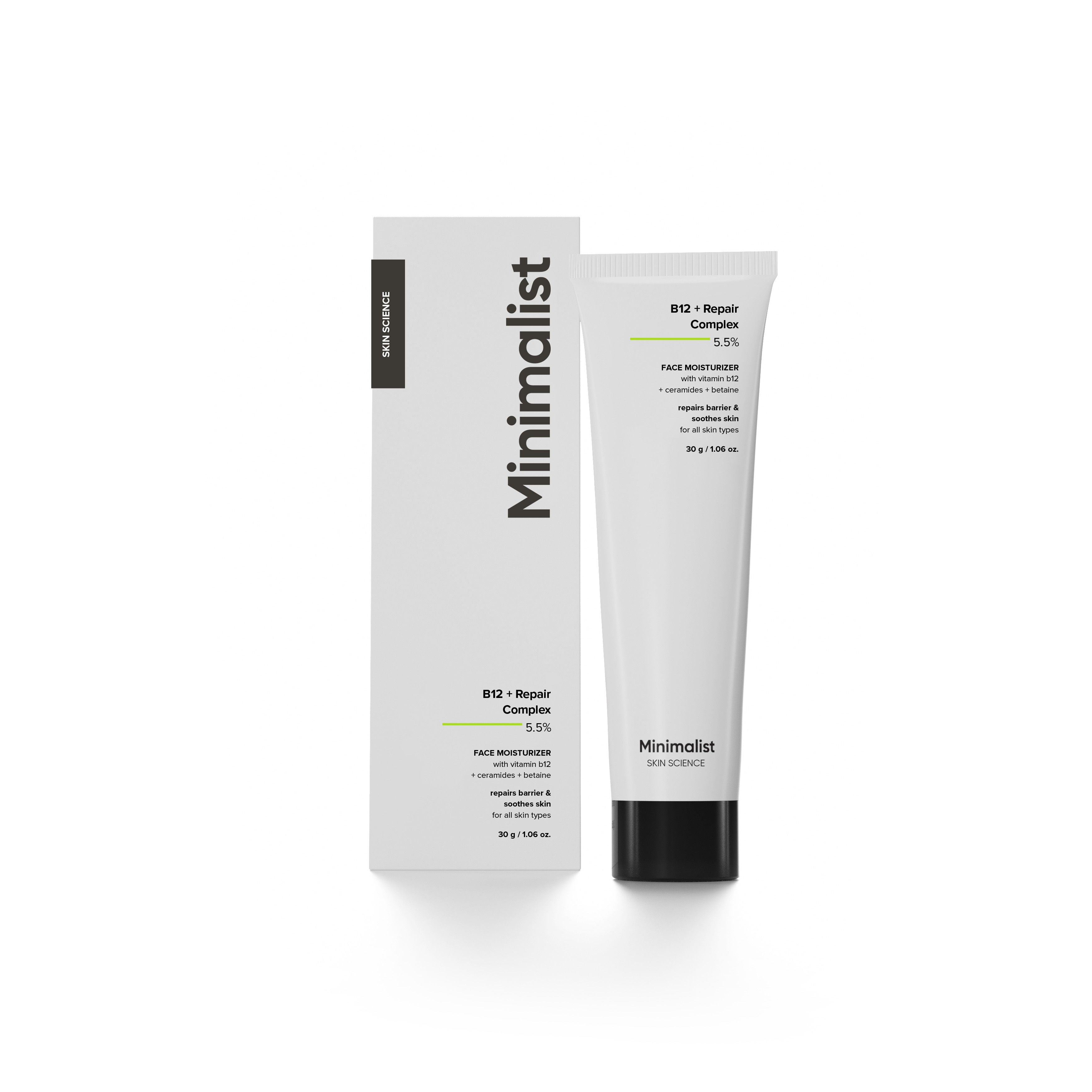 B12 + Repair Complex 5.5% Face Moisturizer - 30g