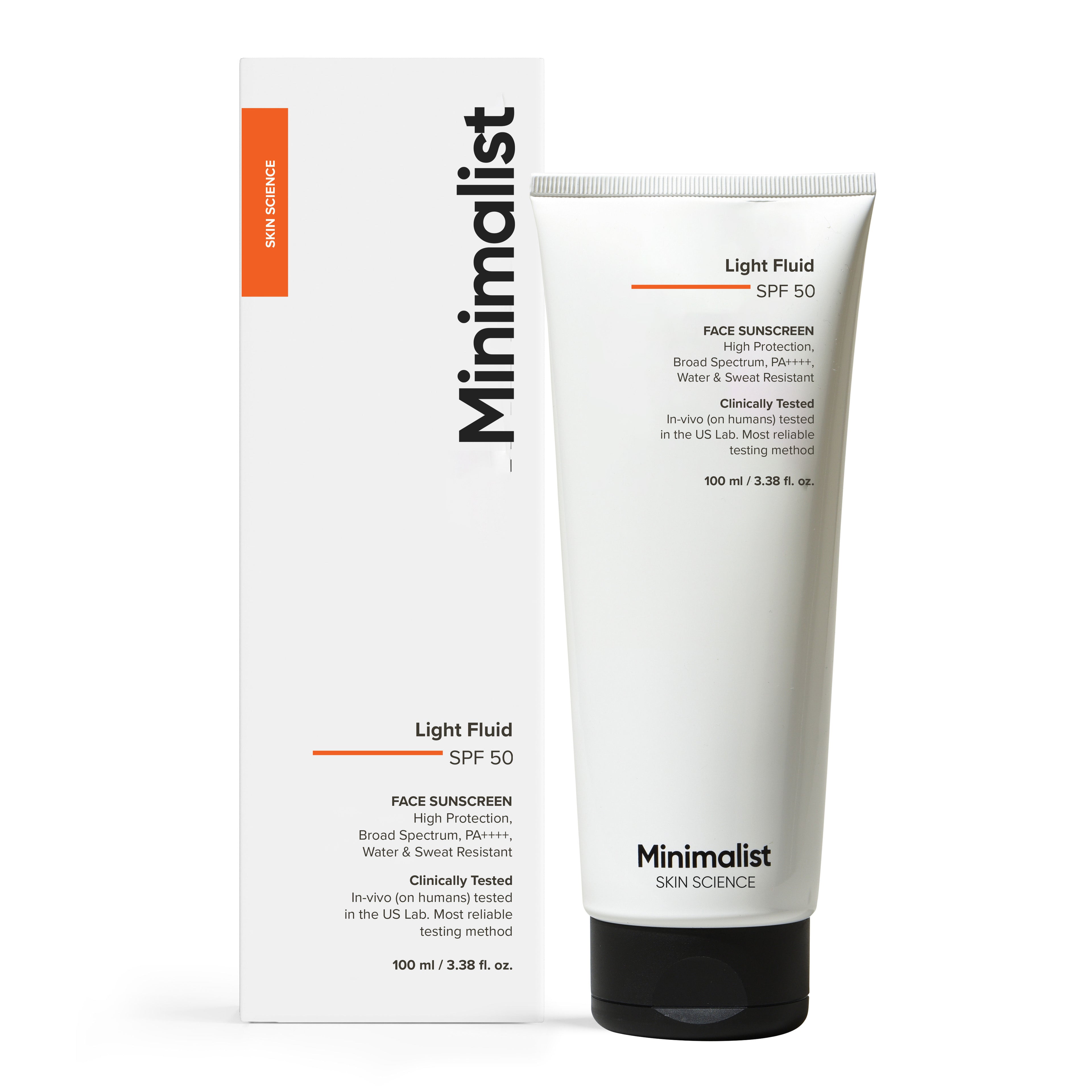 Light Fluid SPF 50 Face Sunscreen - 100ml