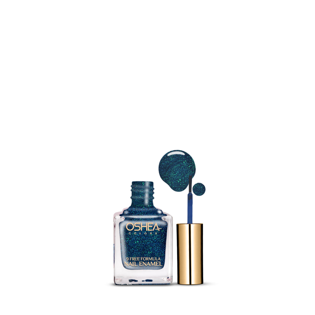 Colors Glossy & Chip Resistant Nail Polish Long Lasting Nail Enamel - 99 Peacock