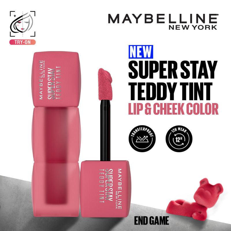 Superstay Teddy Tint - Lip And Cheek Color - End Game