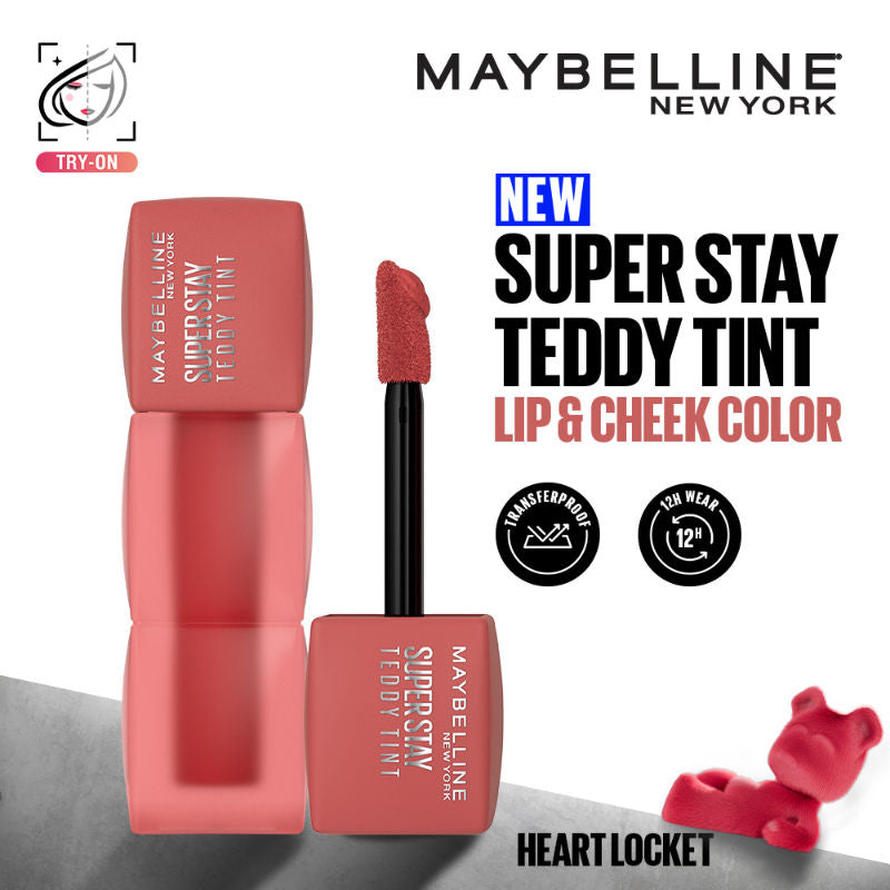 Superstay Teddy Tint - Lip And Cheek Color - Heart Locket