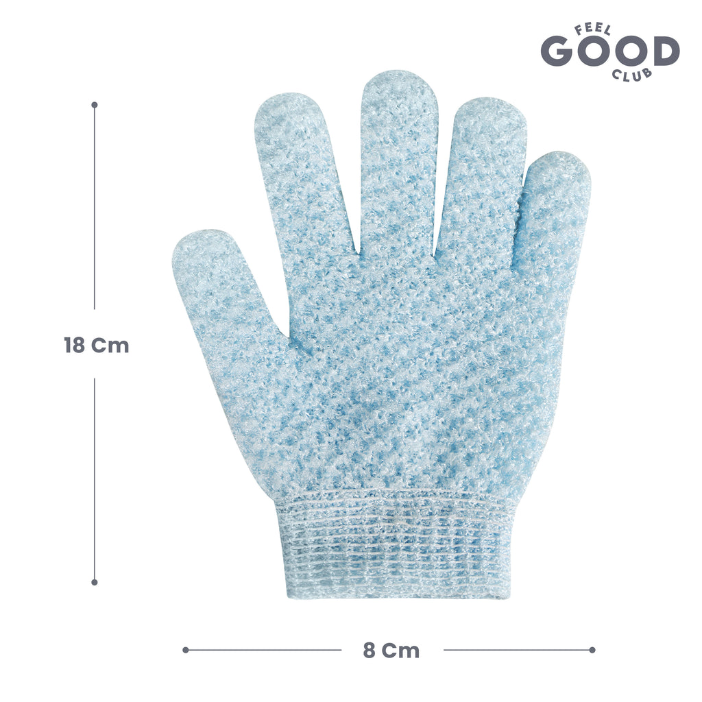 Exfoliating Bath Glove Heavy Quality Body Scrubber Shower Loofah Mitten