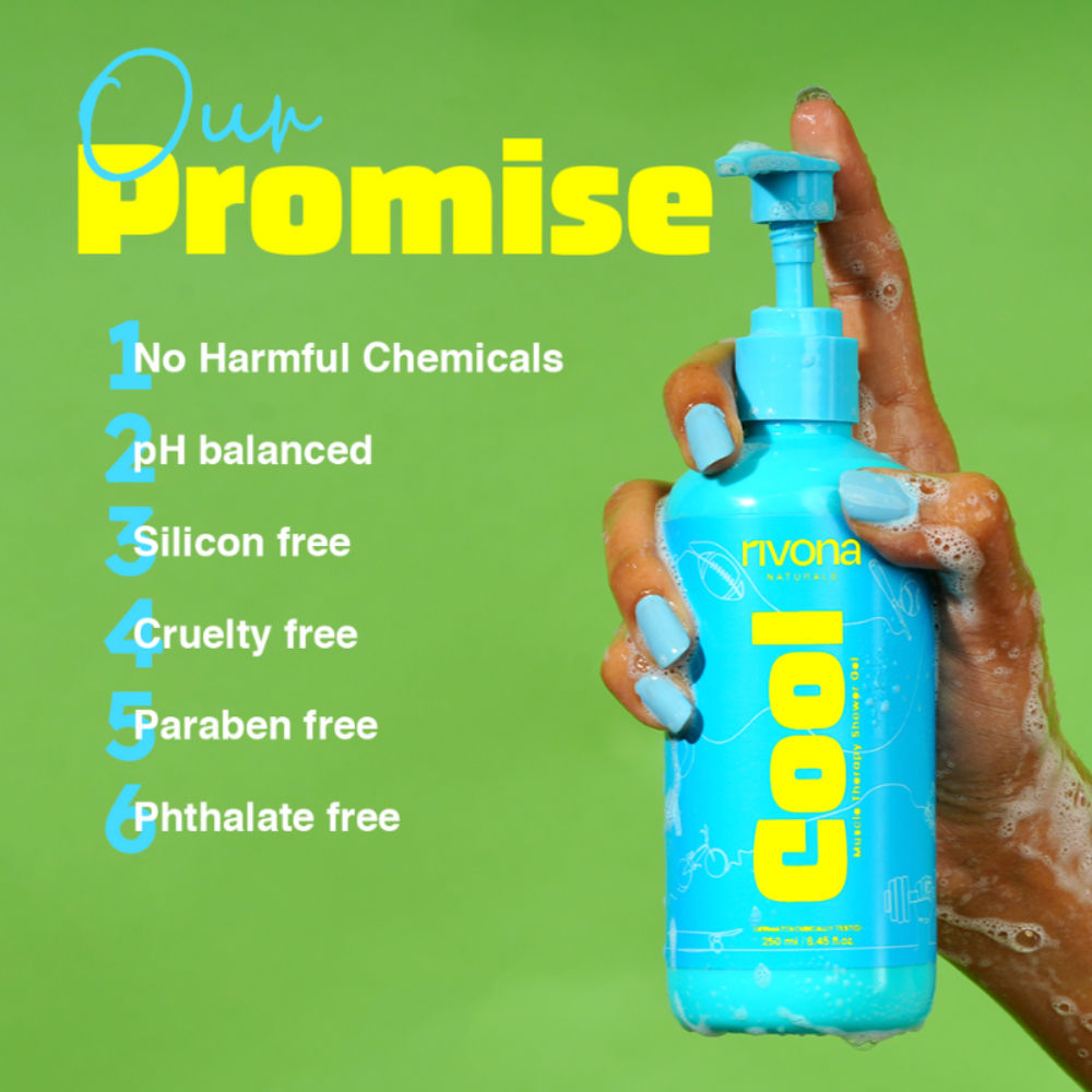 Cooling Shower Gel With Magnesium For Hydrating Skin, Body Wash For Men And Women