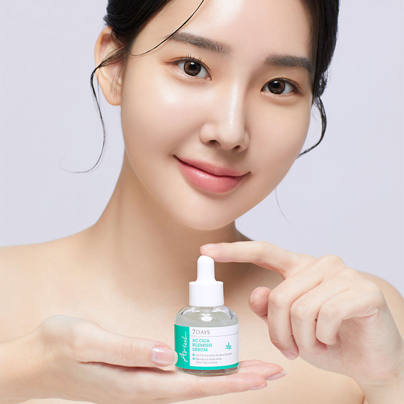 7Days AC Cica Blemish Serum, Cica + BHA Korean Serum for Acne, Redness & Blemish Control
