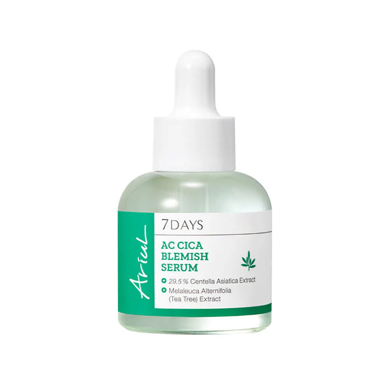 7Days AC Cica Blemish Serum, Cica + BHA Korean Serum for Acne, Redness & Blemish Control
