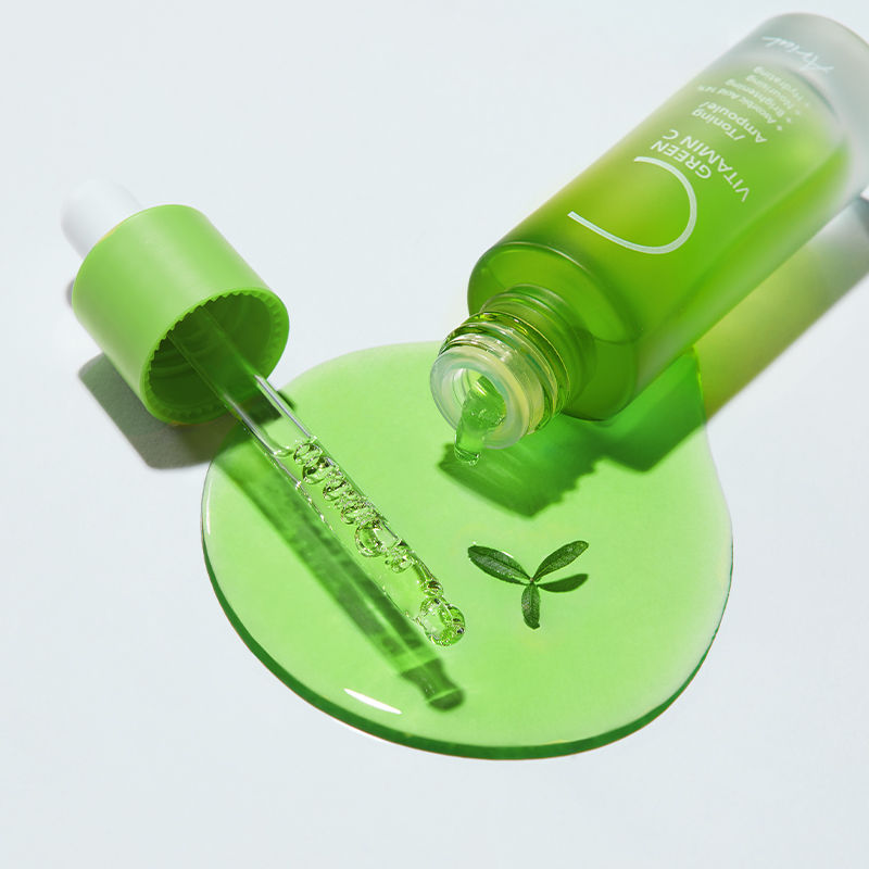 Green Vitamin C Toning Ampoule Korean Brightening Serum