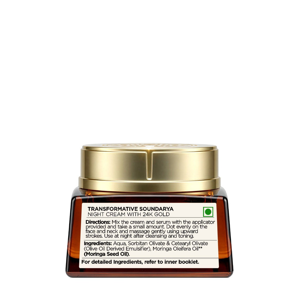 Transformative Soundarya Night Cream with 24K Gold
