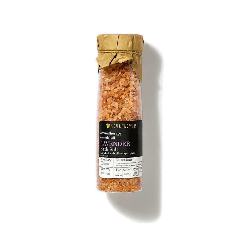 Exfoliating Lavender Himalayan Pink Rock Bath Salt With Vitamin E Olive For Sore Muscles