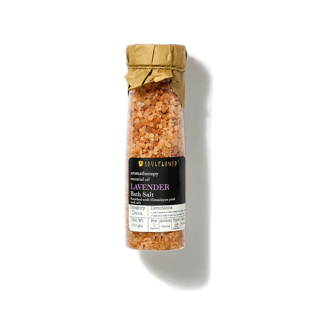 Exfoliating Lavender Himalayan Pink Rock Bath Salt With Vitamin E Olive For Sore Muscles