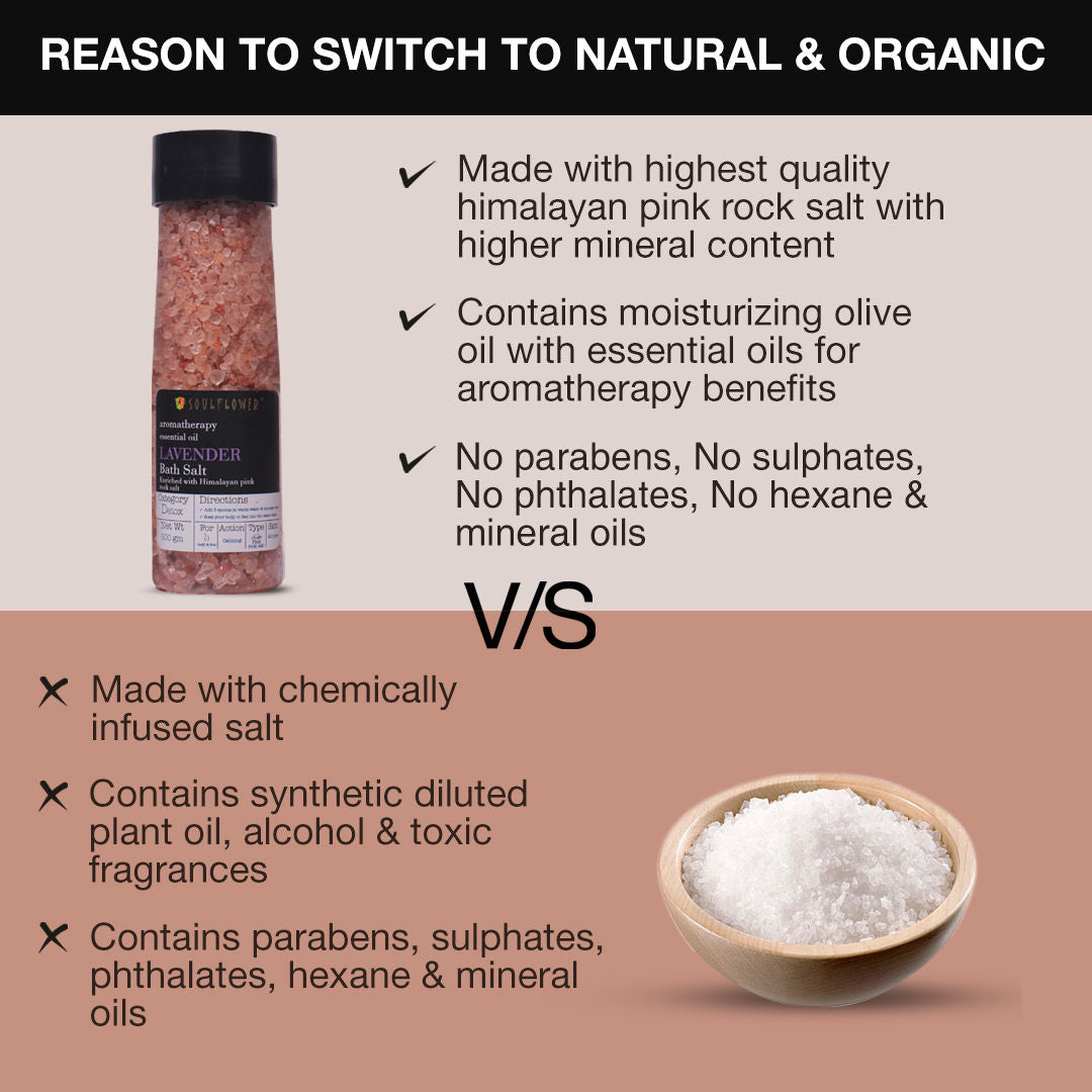 Exfoliating Lavender Himalayan Pink Rock Bath Salt With Vitamin E Olive For Sore Muscles