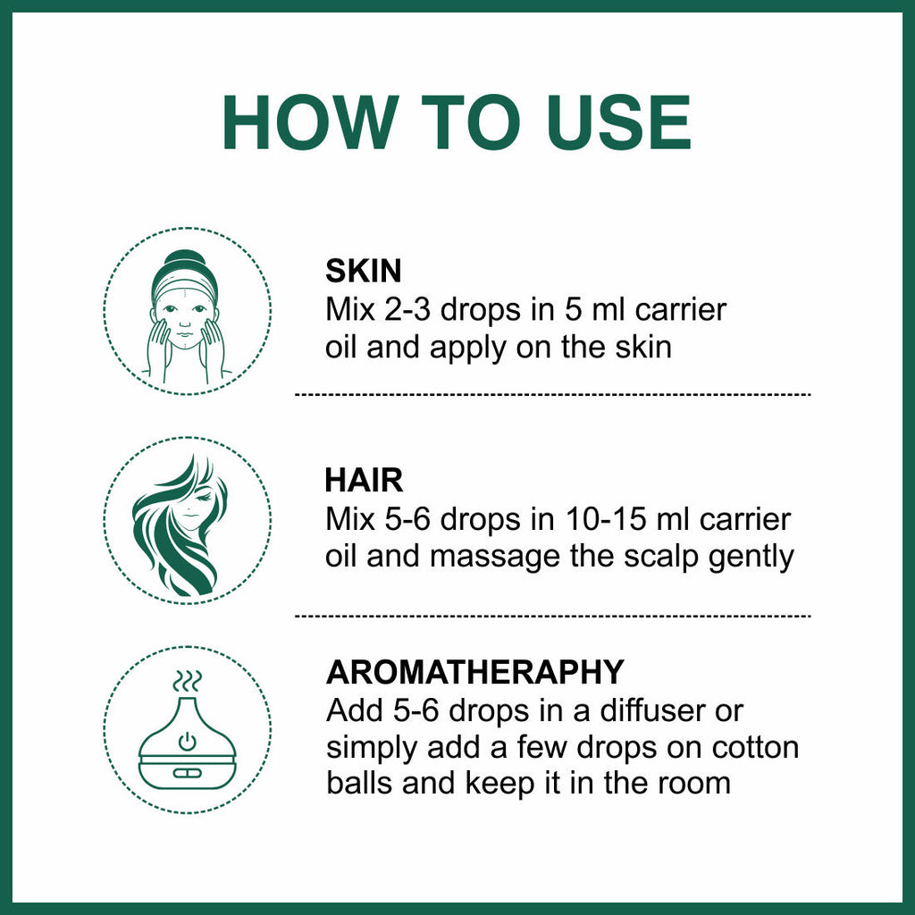 Rosemary Essential Oil For Hair Growth & Longer Hair - 100% Pure & Natural