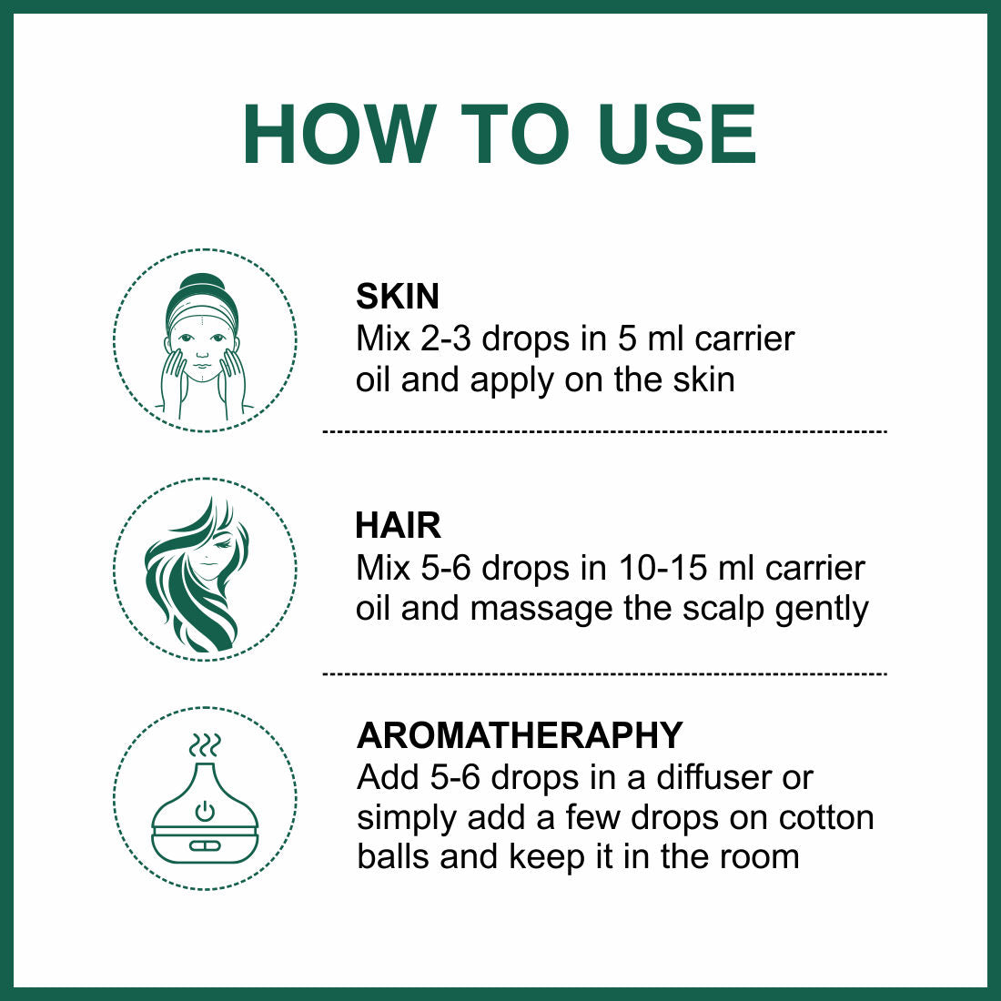 Rosemary Essential Oil For Hair Growth & Longer Hair - 100% Pure & Natural