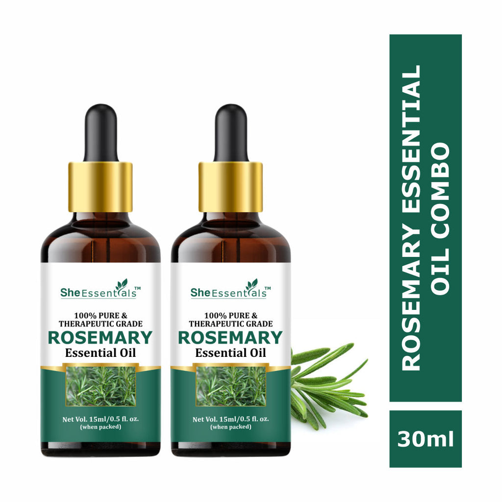 Rosemary Essential Oil For Hair Growth & Longer Hair - 100% Pure & Natural