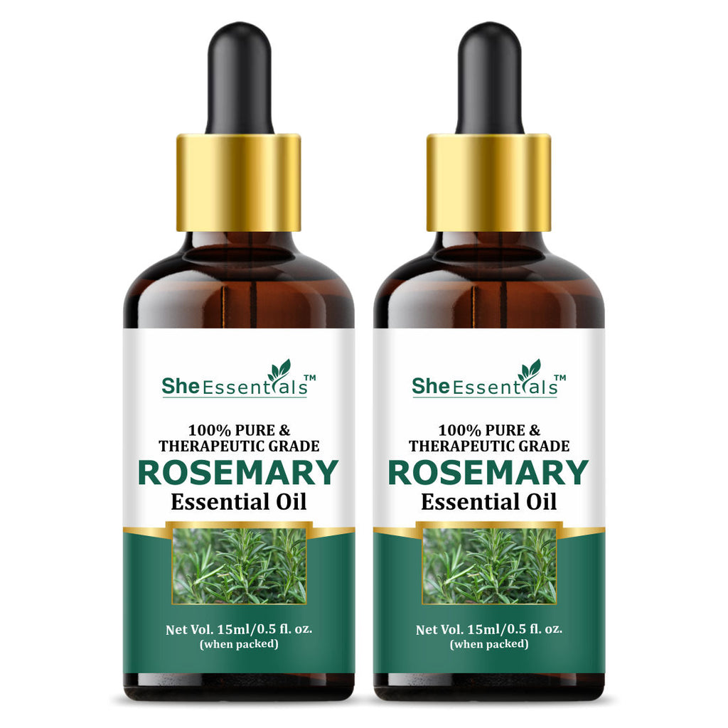 Rosemary Essential Oil For Hair Growth & Longer Hair - 100% Pure & Natural