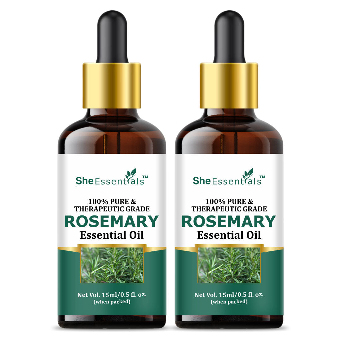 Rosemary Essential Oil For Hair Growth & Longer Hair - 100% Pure & Natural