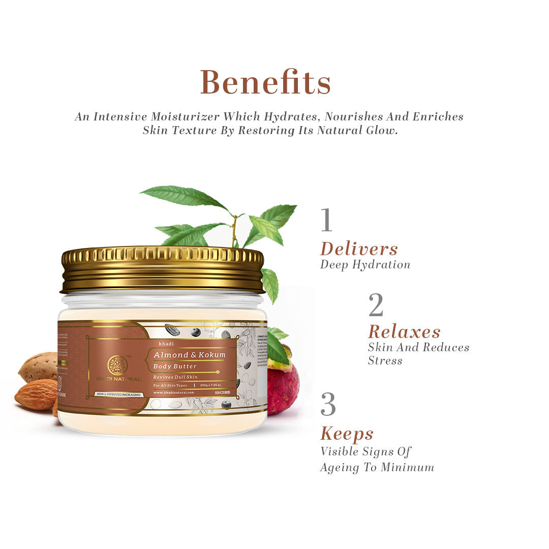 Almond & Kokum Body Butter Revives Dull Skin