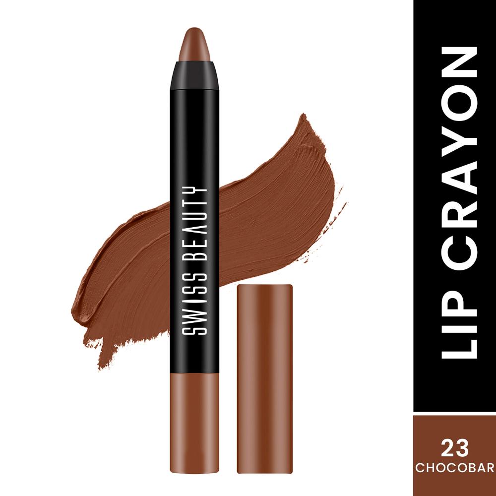 Matte Long Lasting Stay Maxx Lip Crayon Lipstick Matte Finish - Chocobar