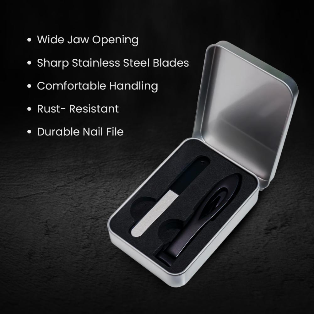 Wide Opening Nail Cutter With Filler