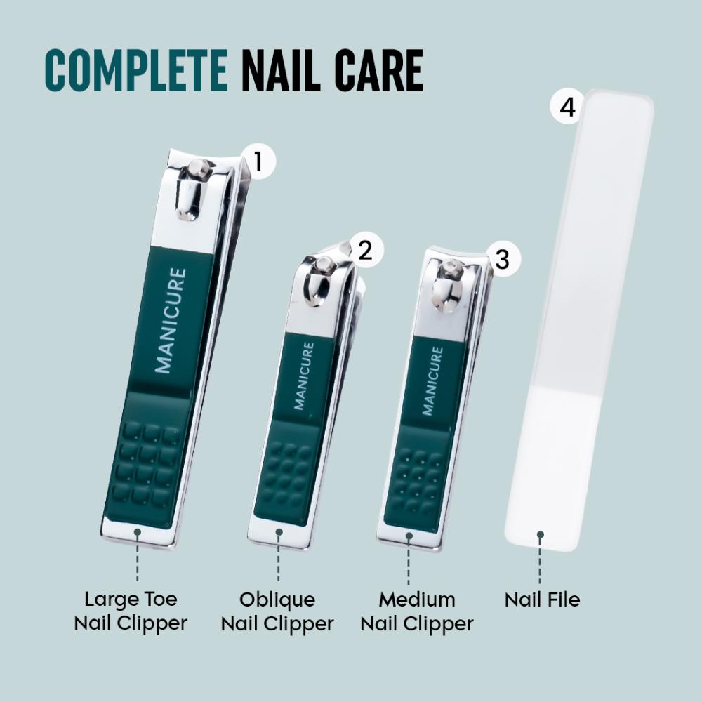 Nail Clippers With Glass File