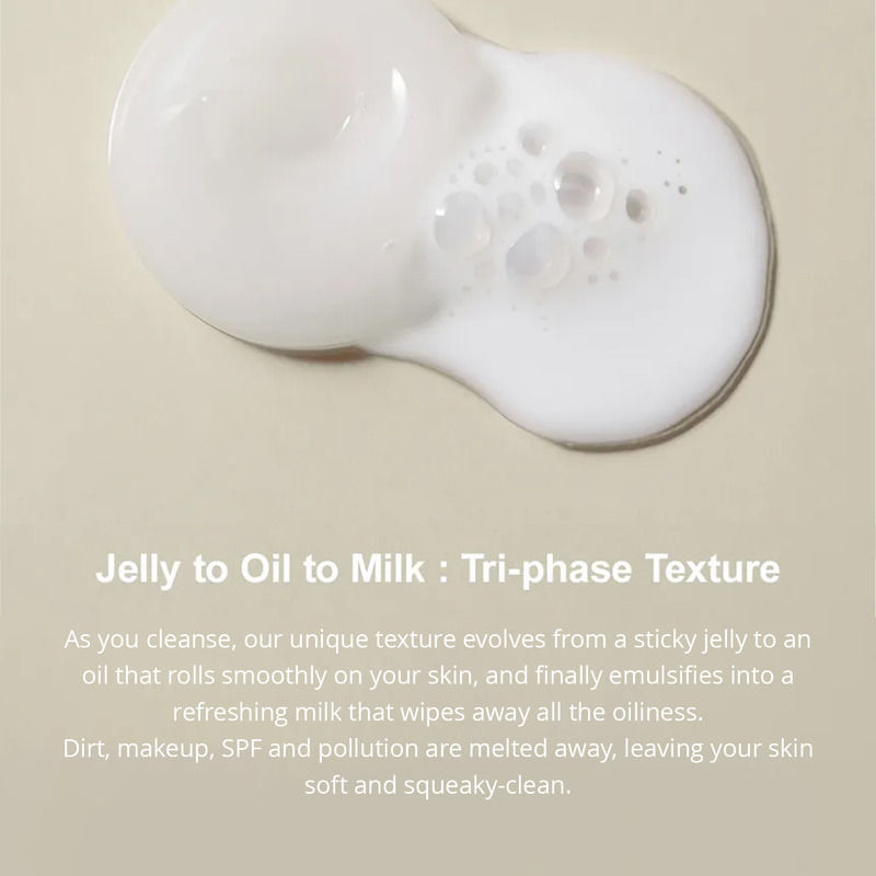 Kombu Jelly Oil Cleanser Removes Makeup, Sunscreen & Impurities, Sensitive Skin Friendly